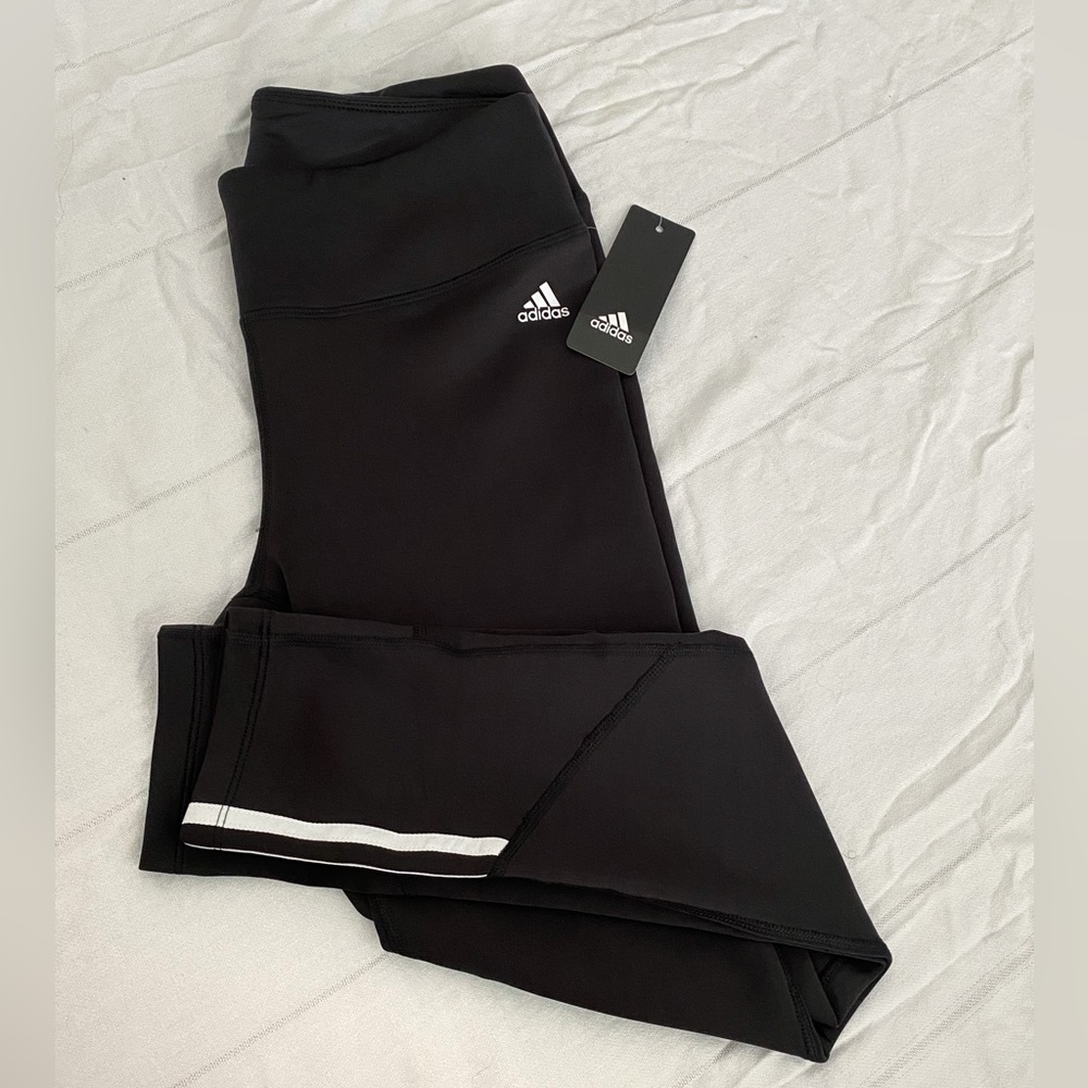 NWT Adidas 3 Stripe Golf Leggings